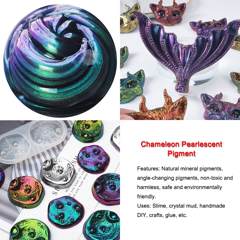 Bột Resin Ánh Ngọc Trai Lấp Lánh Dùng Làm Trang Sức