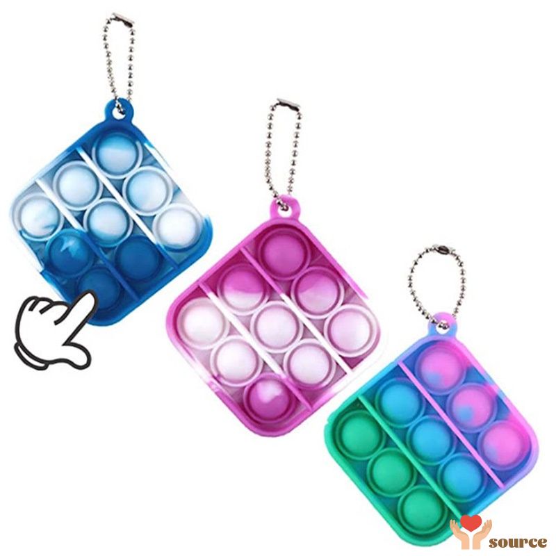 Đồ Chơi Fidget Chống Căng Thẳng Màu Cầu Vồng Cho Trẻ Em Và Người Lớn