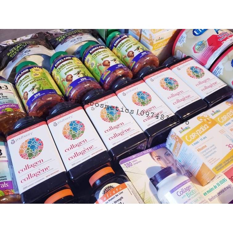 Viên uống collagen Youtheory 390 viên; HSD 2026