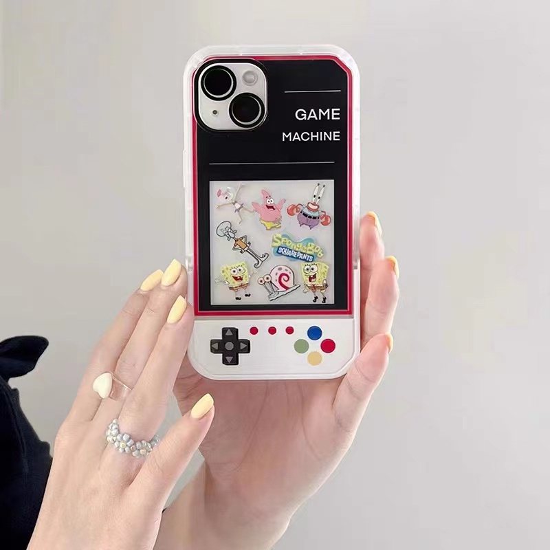 Ốp Điện Thoại TPU Dẻo Trong Suốt Kèm Giá Đỡ Họa Tiết Hoạt Hình Dễ Thương Cho iPhone 13 12 Pro Max 11 XS XR X 8 7 6S Plus Mini