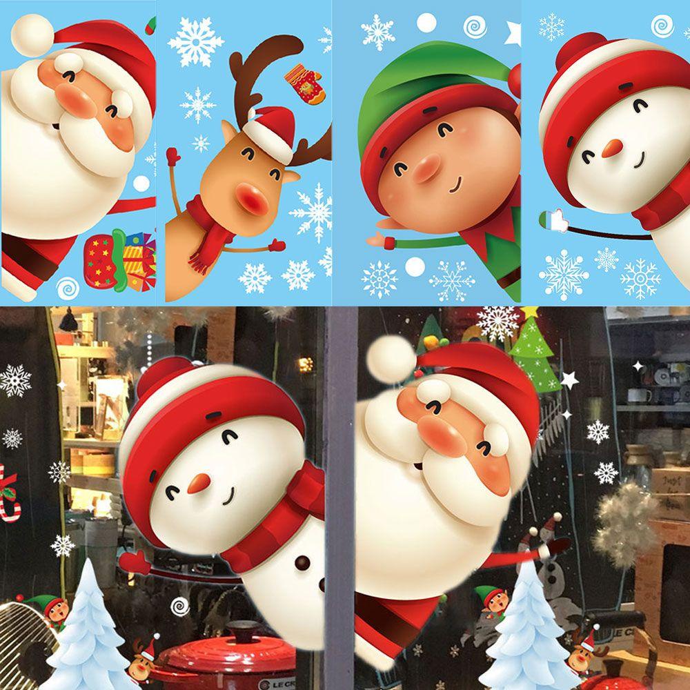 LAKAMIER Miếng Dán Tường Trang Trí Năm Mới