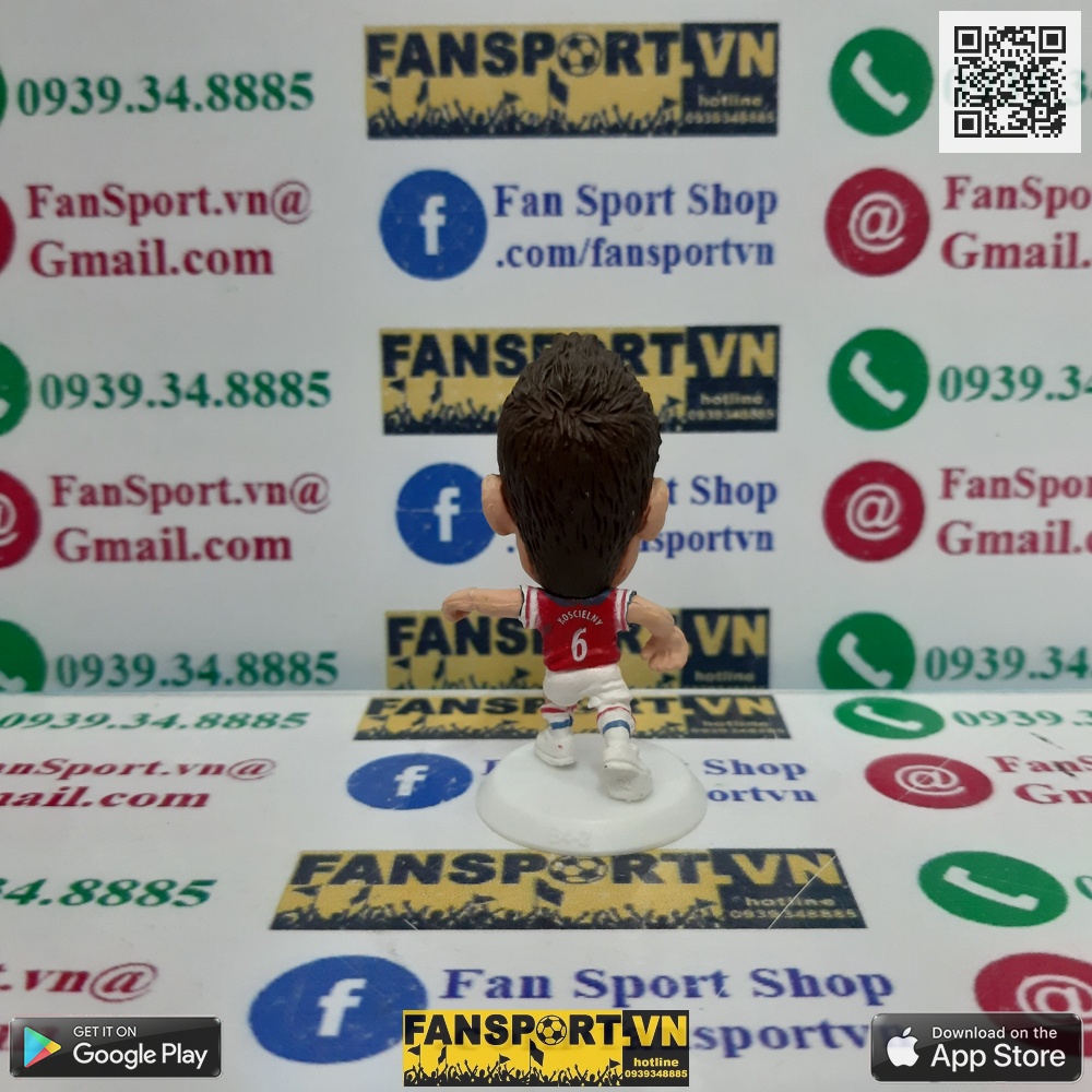 Tượng Szczesny Vermaelen Koscielny Arteta cầu thủ bóng đá Arsenal home 2012 2013 2014 soccerstarz