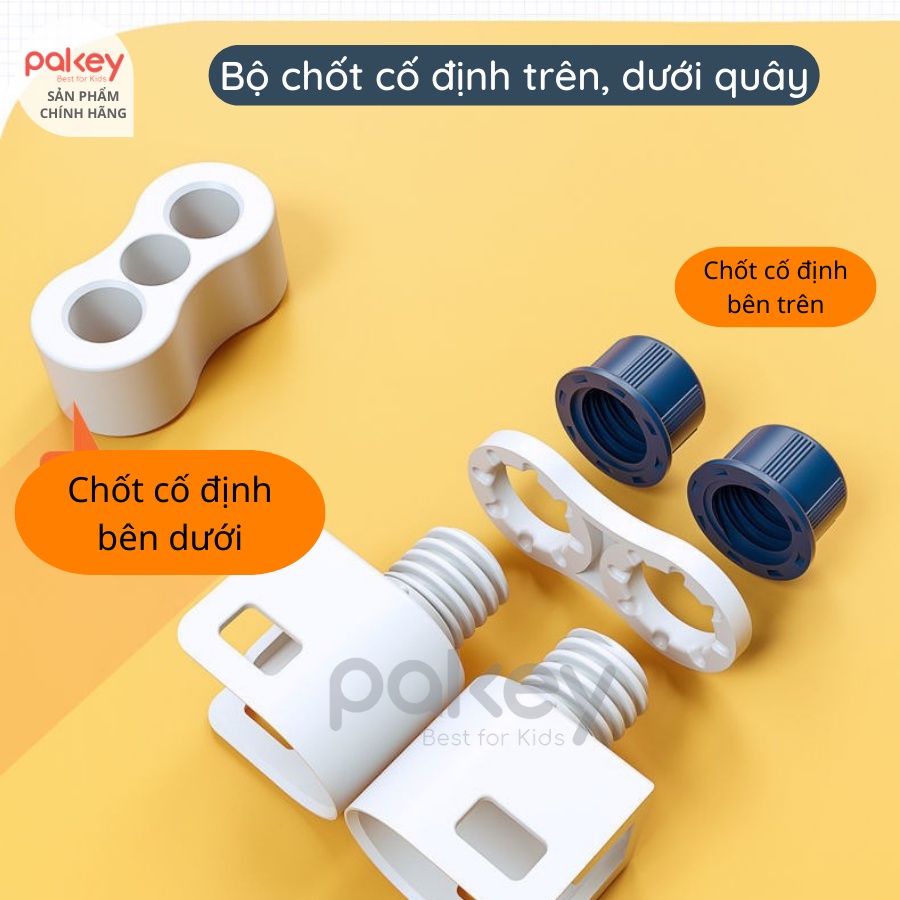 Quây cũi nhựa gấp gọn Pakey MICKEY TẶNG KÈM 50 bóng + 1 thảm dày dặn SALE GIÁ SỐC