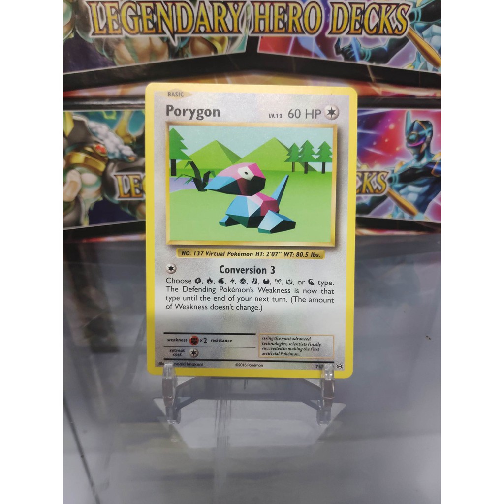 [ Dưa Hấu Yugioh ] Lá bài thẻ bài Pokemon Porygon