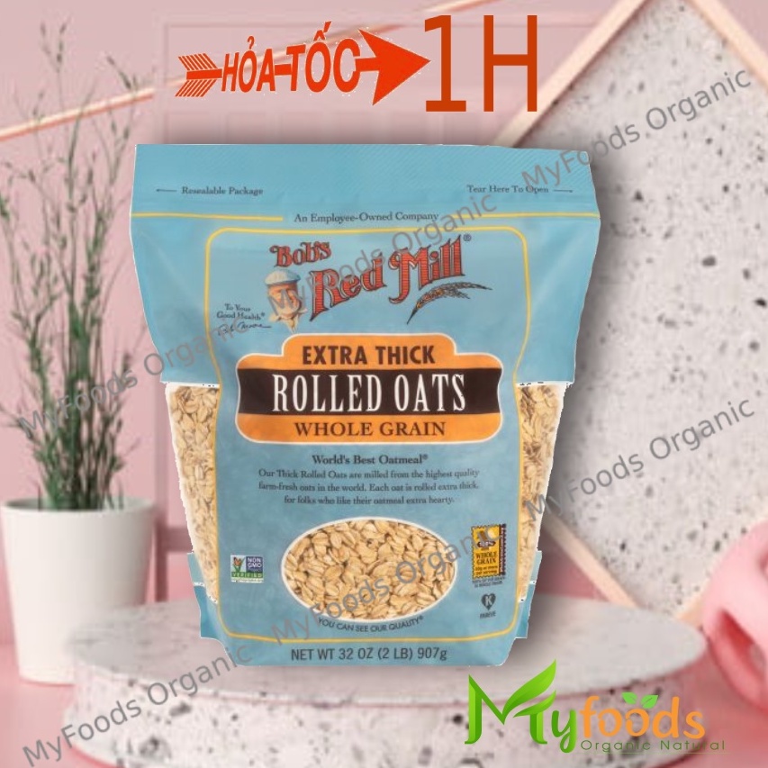 Yến mạch cán cỡ dày Bob's Red Mill 907g