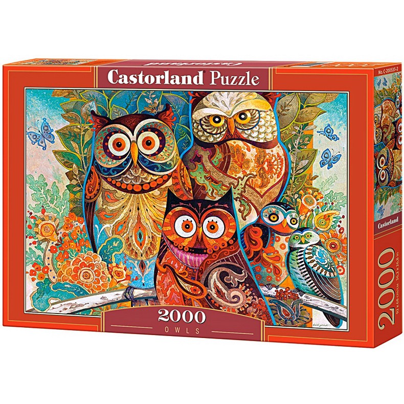 [Order] Tranh ghép Smart Owl Castorland 2000 miếng