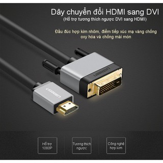 Cáp chuyển đổi HDMI to DVI Ugreen 20891 10M