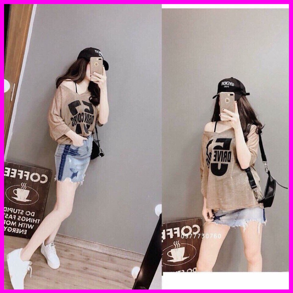 {HÀNG ĐẸP GIÁ TỐT}_ SÉT ÁO THUN GIẤY PHOM RỘNG QUẢNG CHÂU ĐẸP_SÉT ÁO KÈM YẾM COTTON