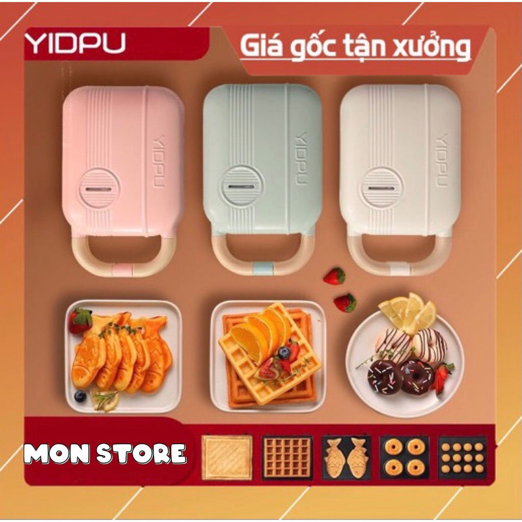 MÁY NƯỚNG BÁNH SANDWICH CHÍNH HÃNG YIDPU 518S - SIÊU TIỆN ÍCH