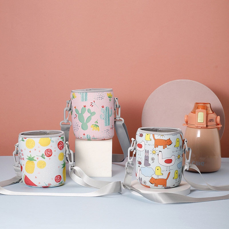 ONLY HOUSE Bộ Cốc Uống Nước In Hoạt Hình Dễ Thương Cho Bé