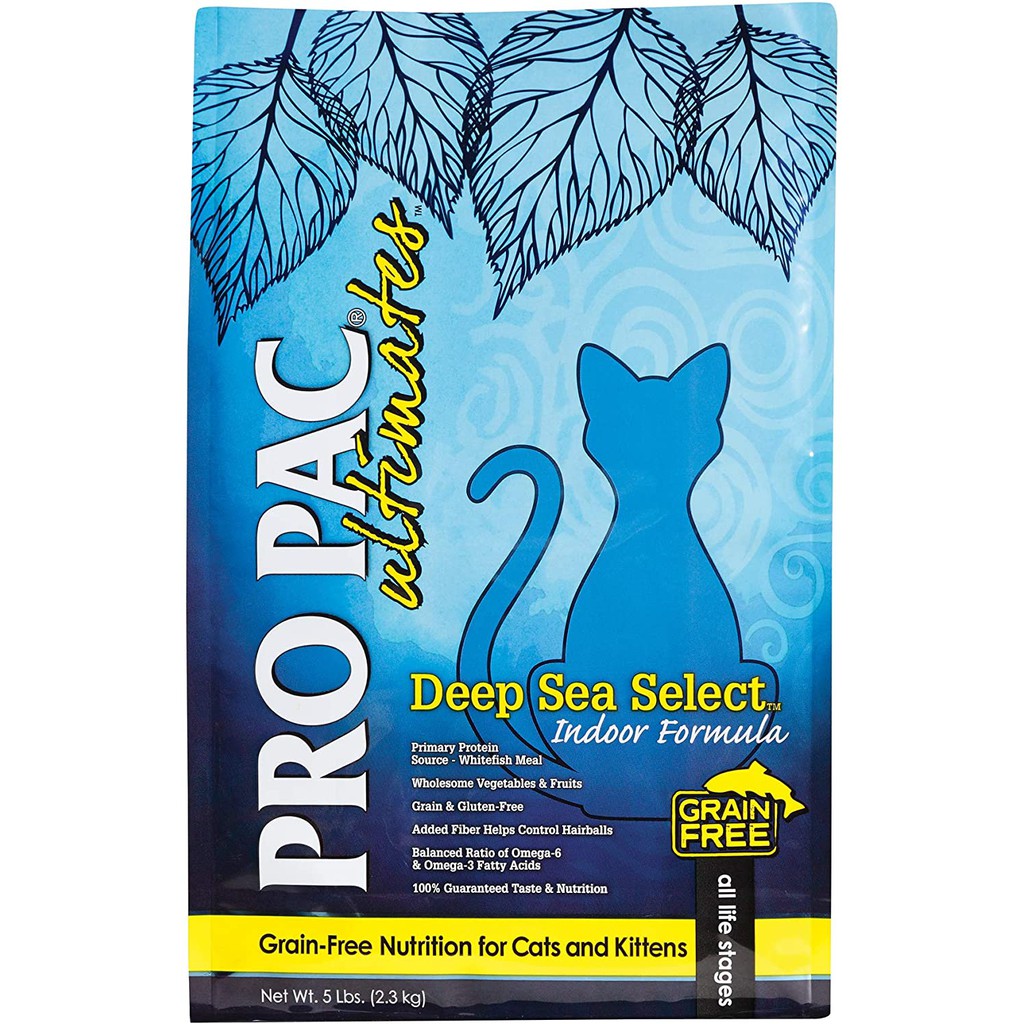 [DINH DƯỠNG CAO] 50G Thức ăn hạt cho mèo ROPAC ULTIMATES DEEP SEA SELECT vị Cá Trắng và Đậu Hà Lan