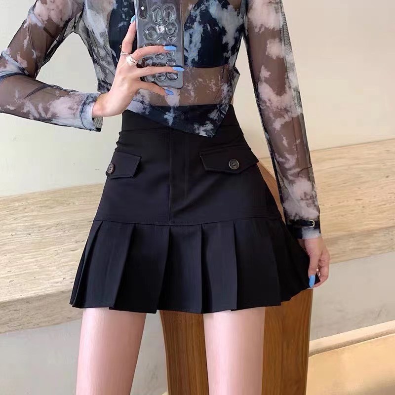 Chân váy đuôi cá nhung tăm hot