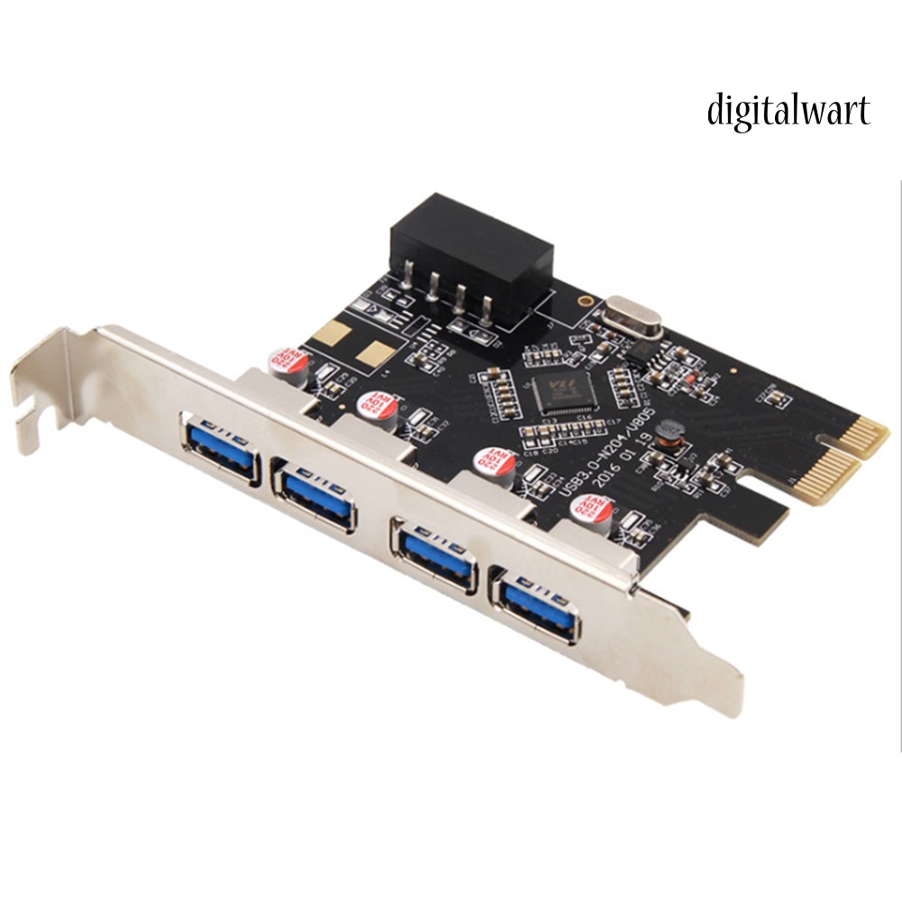 Bộ Chuyển Đổi Thẻ Mở Rộng Pci-e Sang Usb 3.0 4 Cổng | BigBuy360 - bigbuy360.vn