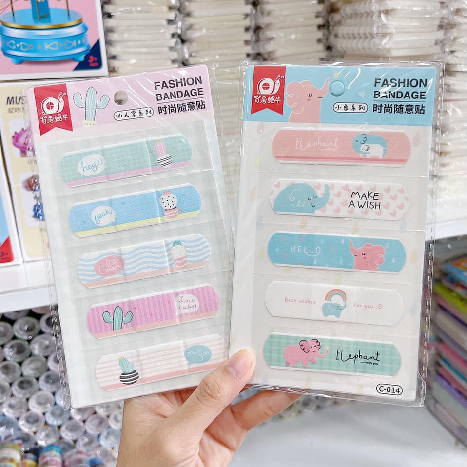 Băng cá nhân, băng keo cá nhân hình dễ thương cho bé