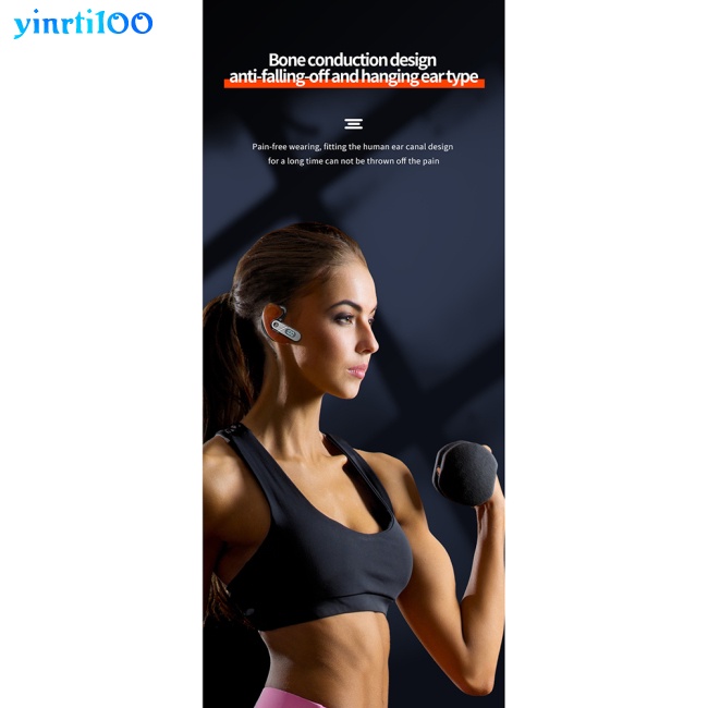Tai Nghe Bluetooth 5.2 Yinrti100 V28 Kỹ Thuật Số Có Màn Hình Hiển Thị