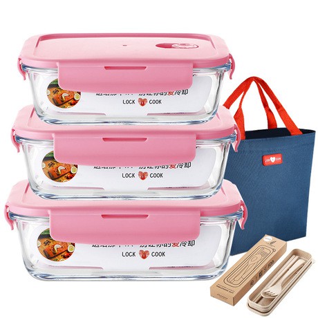 Hộp đựng cơm, đựng thực phẩm bằng thủy tinh