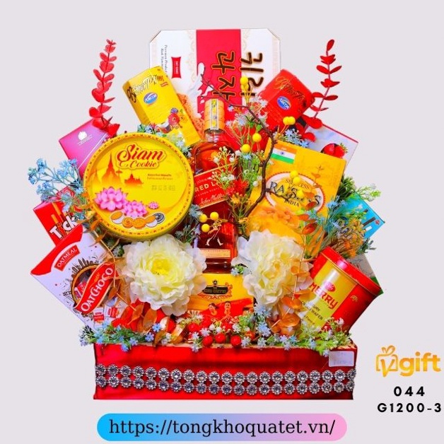 Giỏ Quà Tết 2022 Mẫu Giỏ 1050 - 1200 ( 8 Giỏ Quà Tết ) | BigBuy360 - bigbuy360.vn