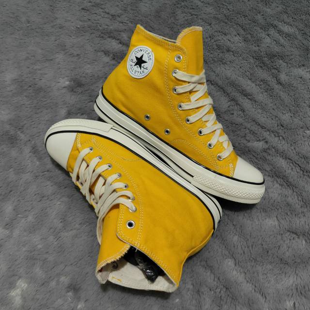 Giày Thể Thao Converse 70s Màu Vàng Đen Cho Nữ