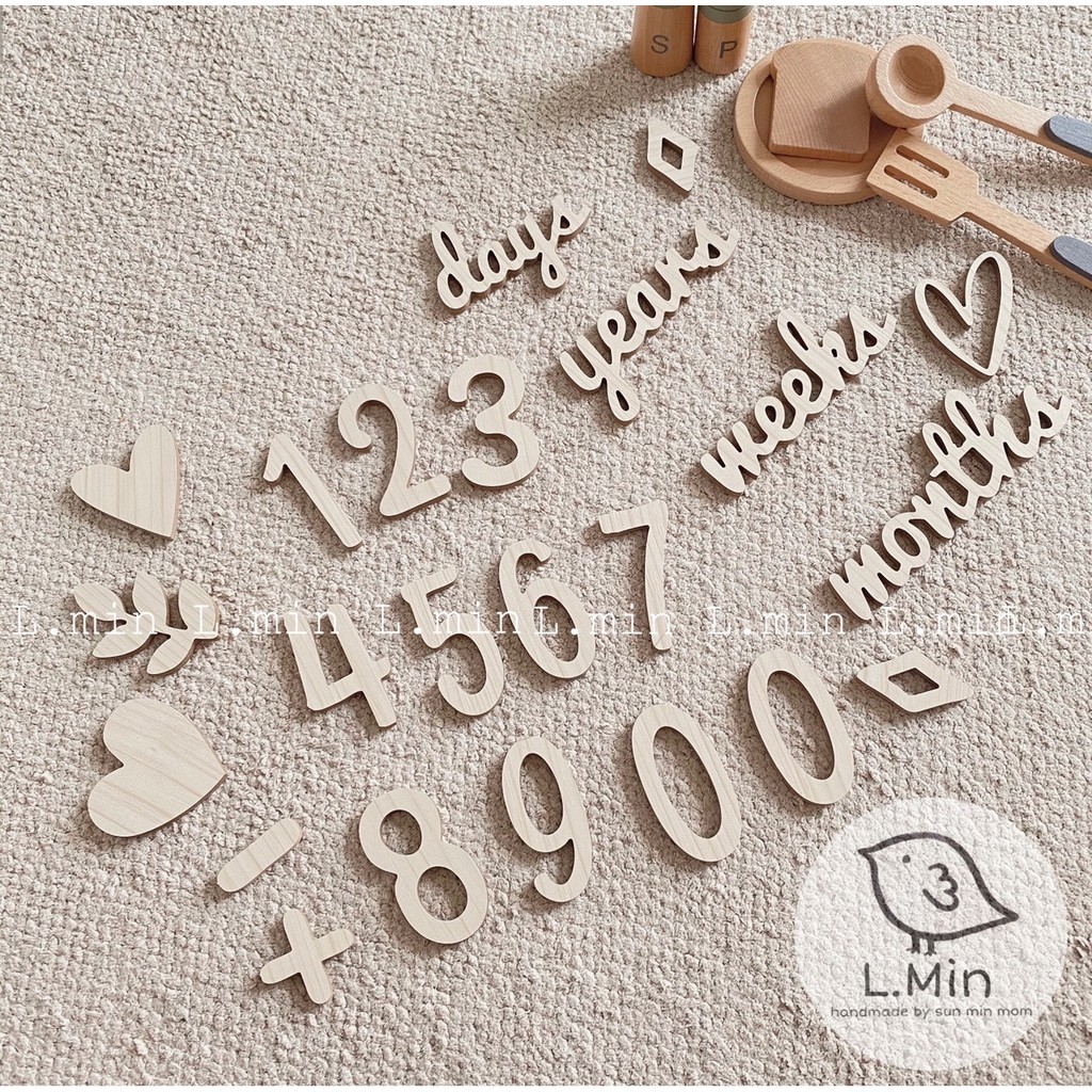 Set lịch gỗ mini by lmin