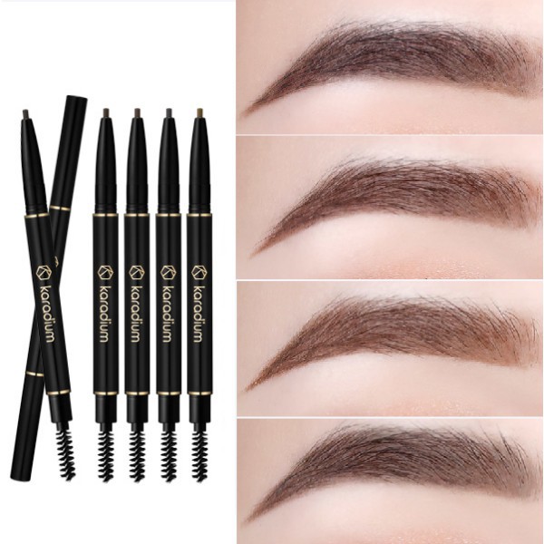 Chì Kẻ Mày 2 Đầu Karadium Flat Eyebrow Pencil