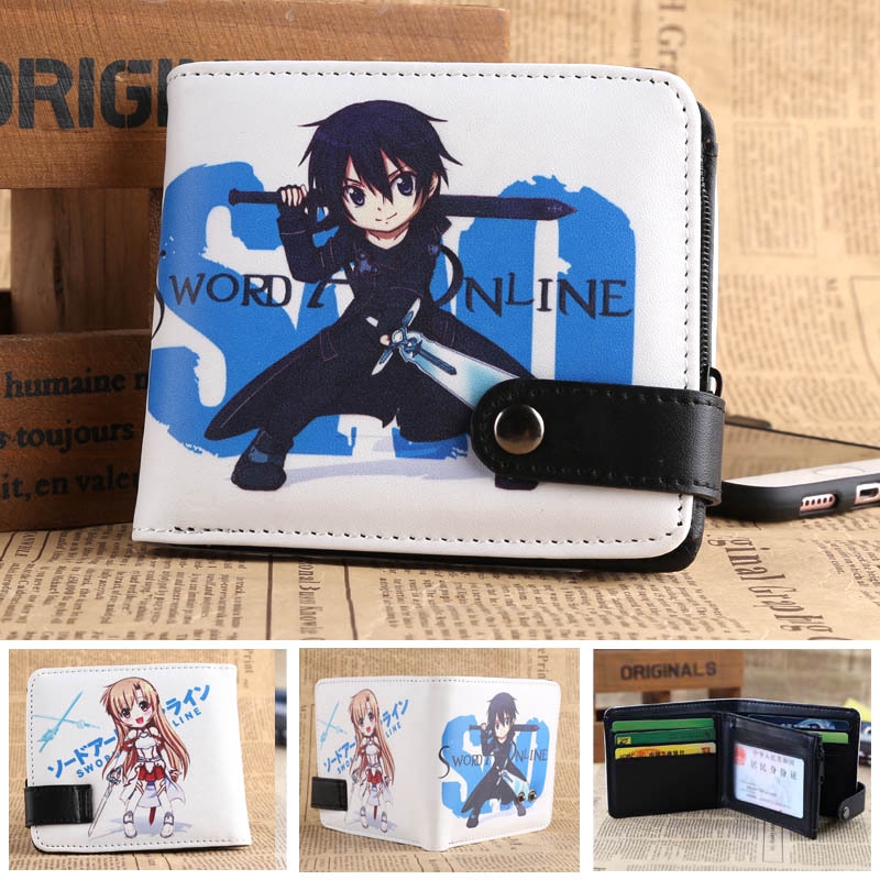 Ví Đựng Tiền Xu In Hình Anime Sword Art Online Dễ Thương