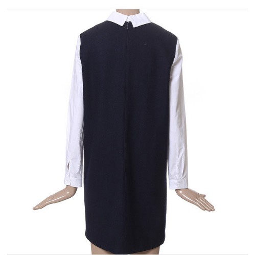 Đầm Mix Sơ Mi Trắng  DR03