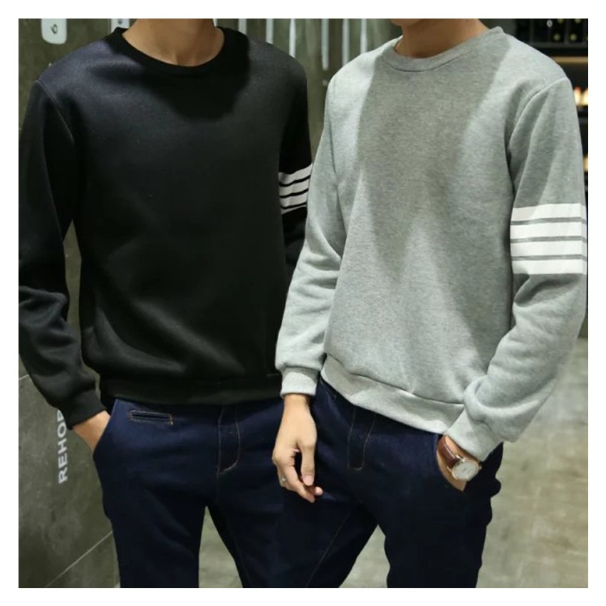 Áo thun nam cổ tròn áo thun nam sọc ngang thời trang cá tính ATB1 shop bull bell | BigBuy360 - bigbuy360.vn