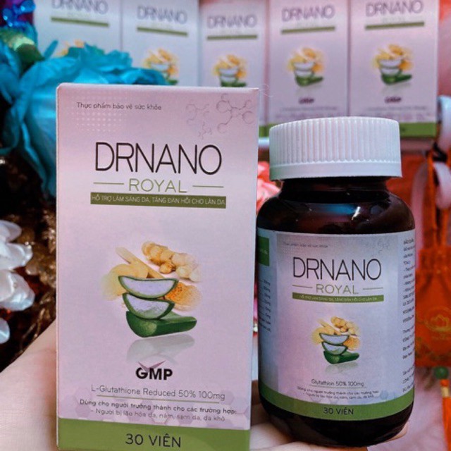 ❤Mua 1 tặng 3❤VIÊN UỐNG TRẮNG DA DRNANO ROYAL MINH LADY BEAUTY tặng mặt nạ dưỡng da+ nạ mắt  +mã giảm giá
