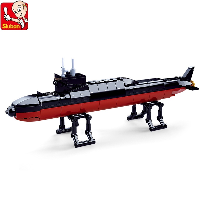 Set đồ chơi lắp ráp SLUBAN 094 mô hình tàu ngầm dành cho bé