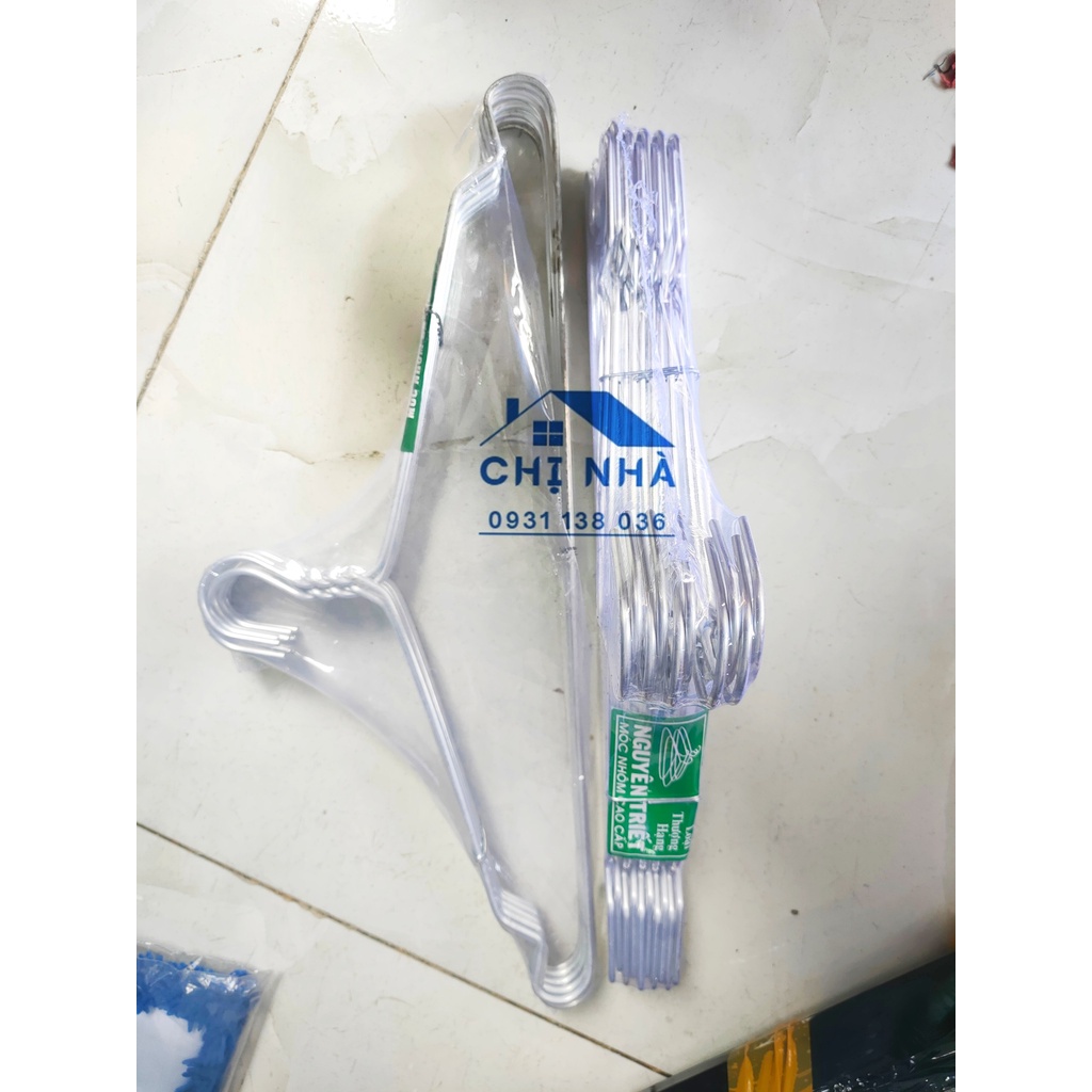 Móc nhôm treo quần áo loại 1 siêu bền