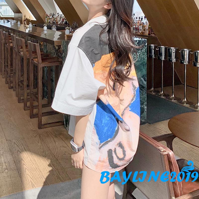 Áo Sơ Mi Tay Dài Họa Tiết Màu Nhuộm Thời Trang Cho Nữ | BigBuy360 - bigbuy360.vn