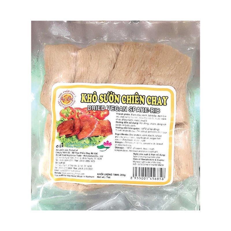 Khô Sườn Chiên Chay Âu Lạc 200g