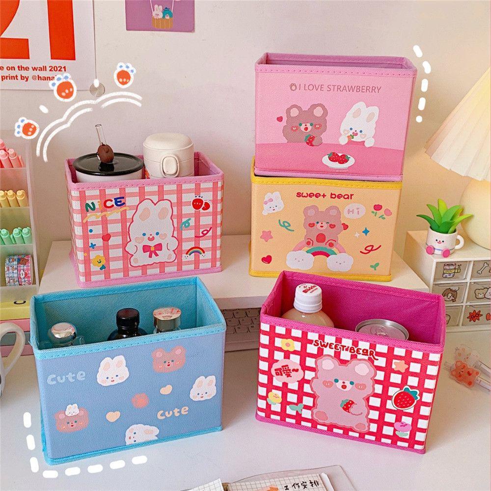Hộp Đựng Đồ Dùng Hình Gấu Hoạt Hình Dễ Thương Tiện Dụng Cho Gia Đình