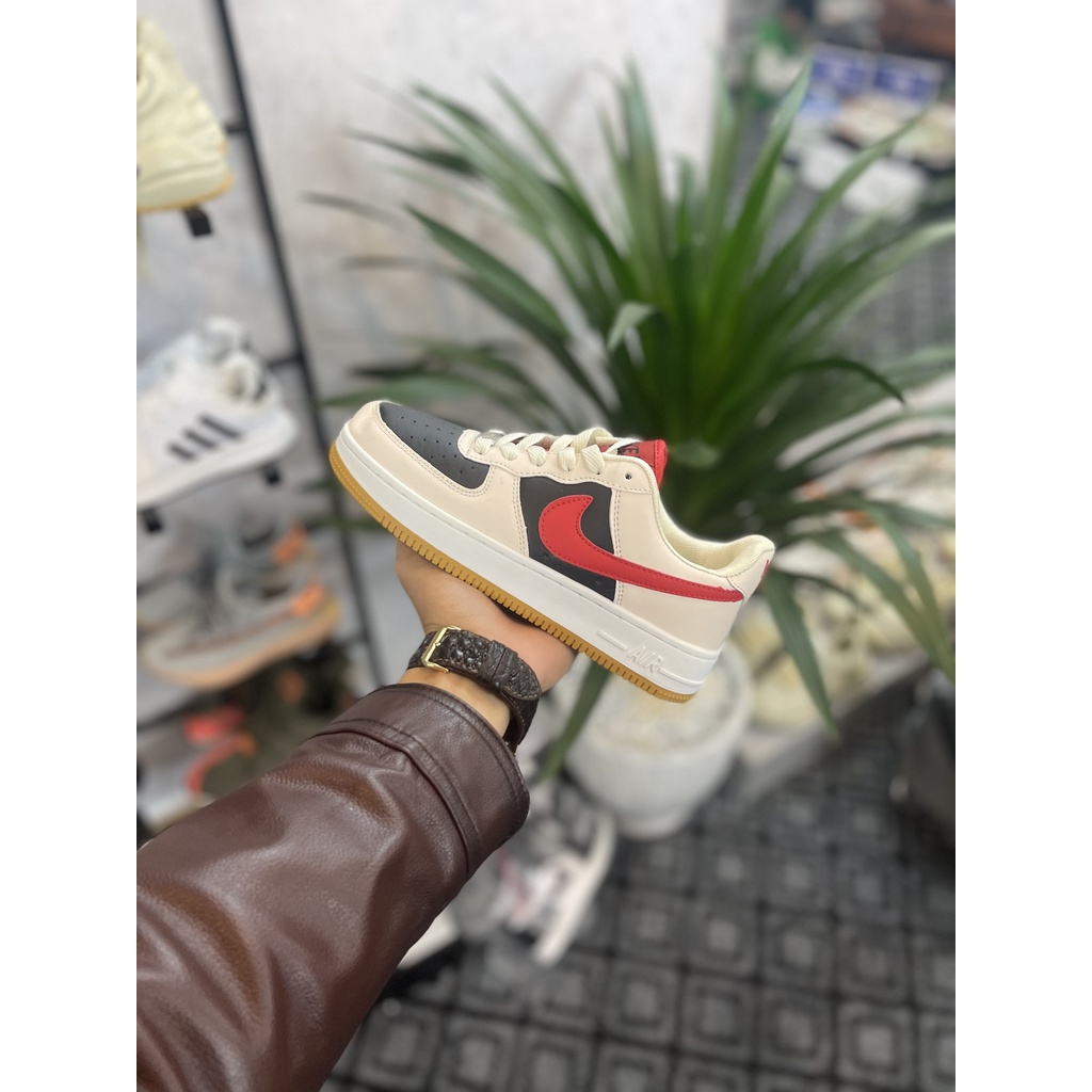 [Full box] giày AF1 Gucci trắng đen đỏ  mới 11 | BigBuy360 - bigbuy360.vn