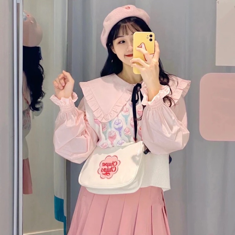 Túi đeo chéo dây xích kẹp nách Chupa Chups | BigBuy360 - bigbuy360.vn