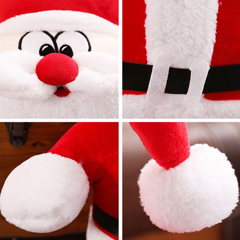 Búp bê nhồi bông hình ông già Noel dễ thương