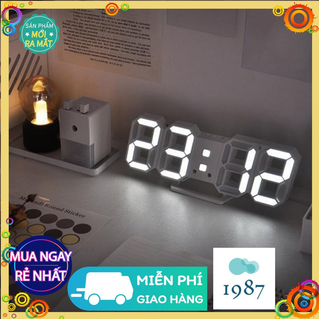 Đồng Hồ Led Để Bàn -Đồng HồThông Minh Hiển thị đa chức năng trang trí nhà cửa/phòng ngủ/ Phòng Khách/Bàn Học⭐ĐHL