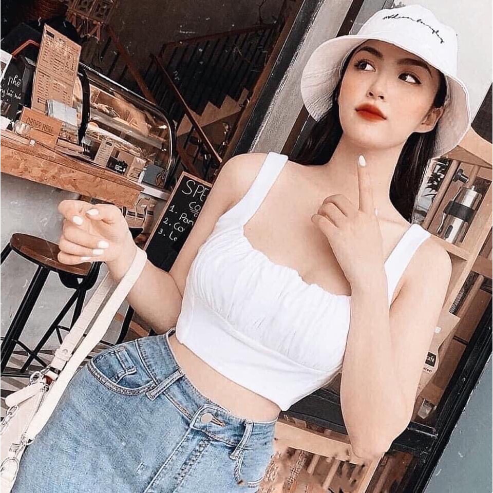 Áo Sát Nách Nhúm Ngực_Xưởng May Quang Anh