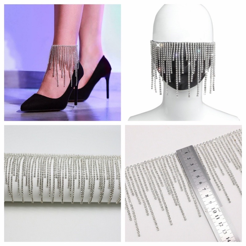 Dây xoàn trang trí , dây đá kết , giọt tua rua, giọt nước