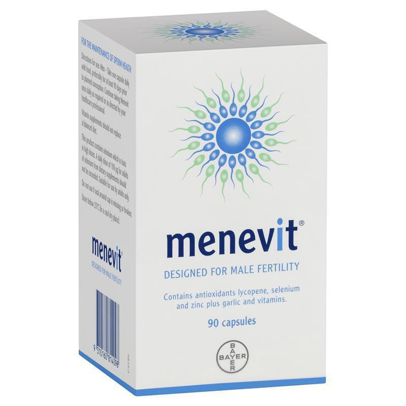 Viên uống Menevit 30v | Thế Giới Skin Care