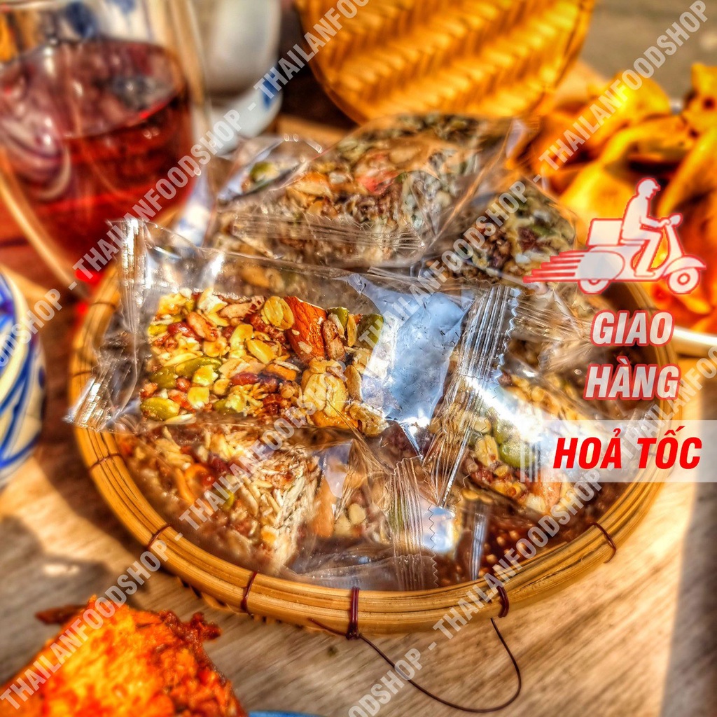 Thạnh Gạo Lứt Granola - Combo 10 thanh rời
