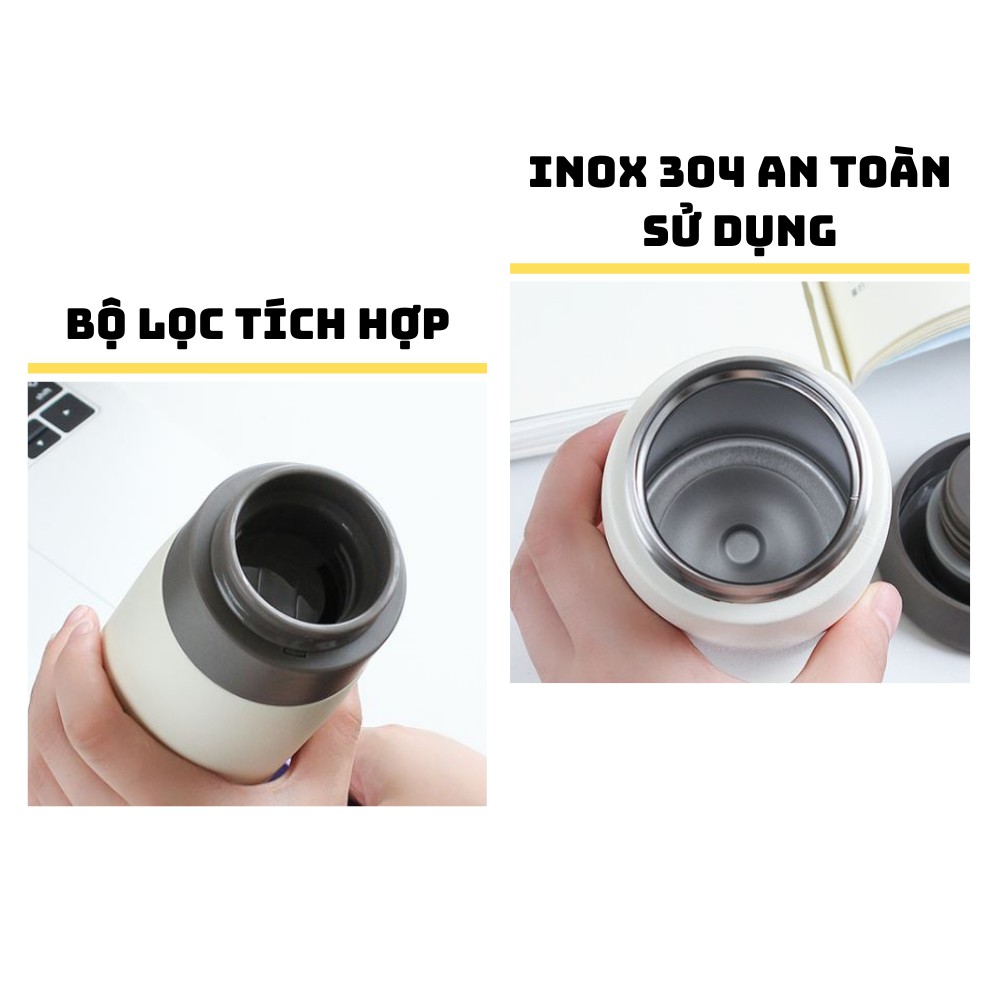 Bình giữ nhiệt inox THỂ THAO 304 kiểu dáng thể thao, giữ nóng lạnh tốt, Có Tấm Lọc, Giữ Nhiệt Lên Đến 24 Tiếng