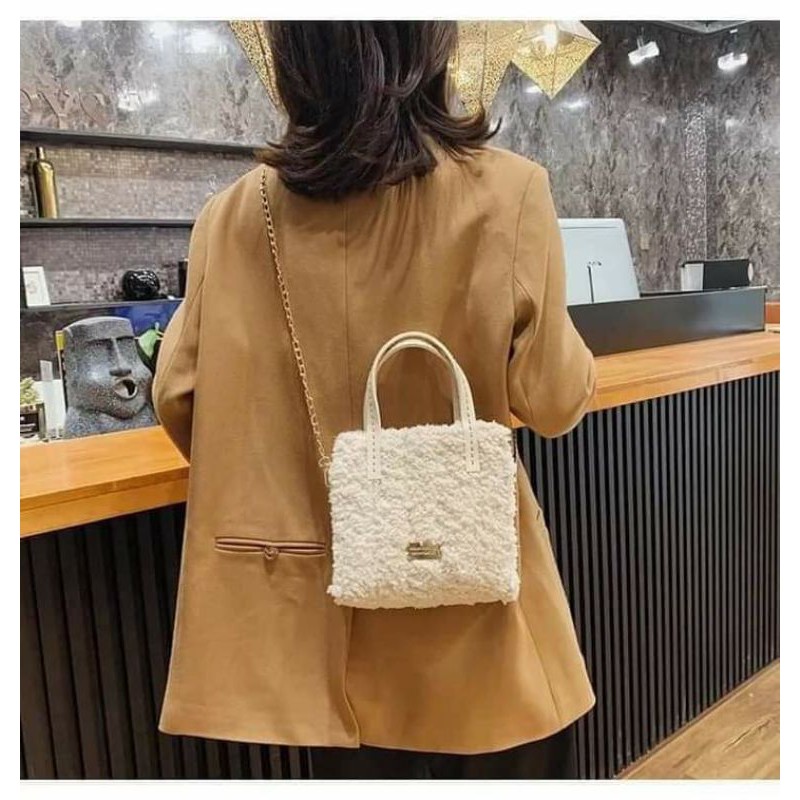 Túi Đan Bông Xù Hot Trend (Mẫu 5) 2021