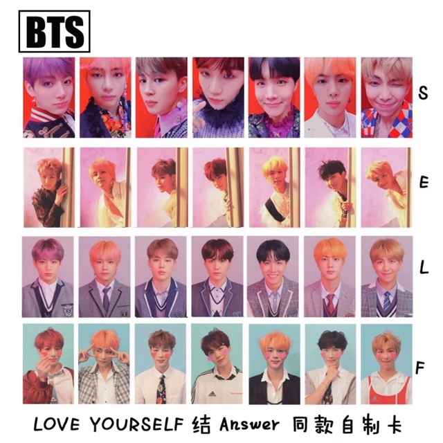 Card BTS Album Love Yourself Answer unoff