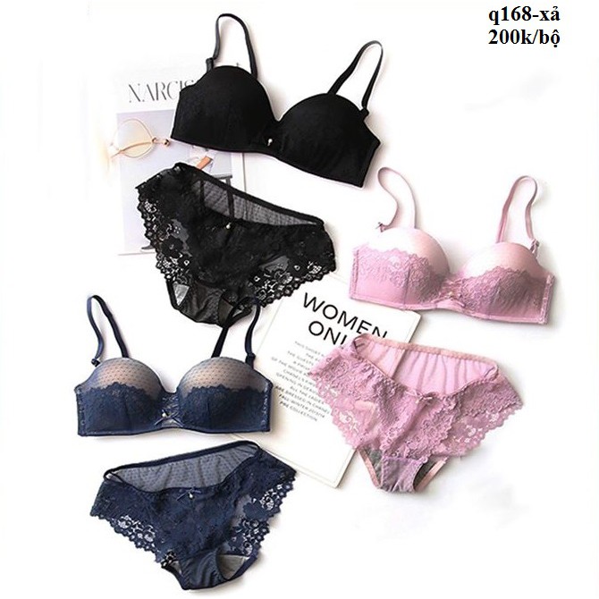 bộ đồ lót chất Lót su đúc siêu nâng ngực Q168 hàng xuất khẩu nâng đẩy đẹp | BigBuy360 - bigbuy360.vn