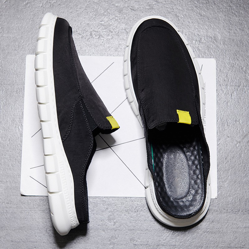 giày sục nam,giày lười nam thể thao đạp gót siêu nhẹ hottrend 2021