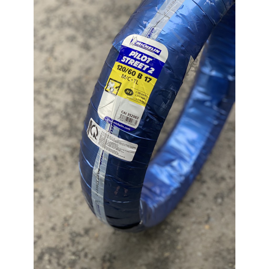 VỎ MICHELIN PILOT STREET 2 SIZE 120/60-17