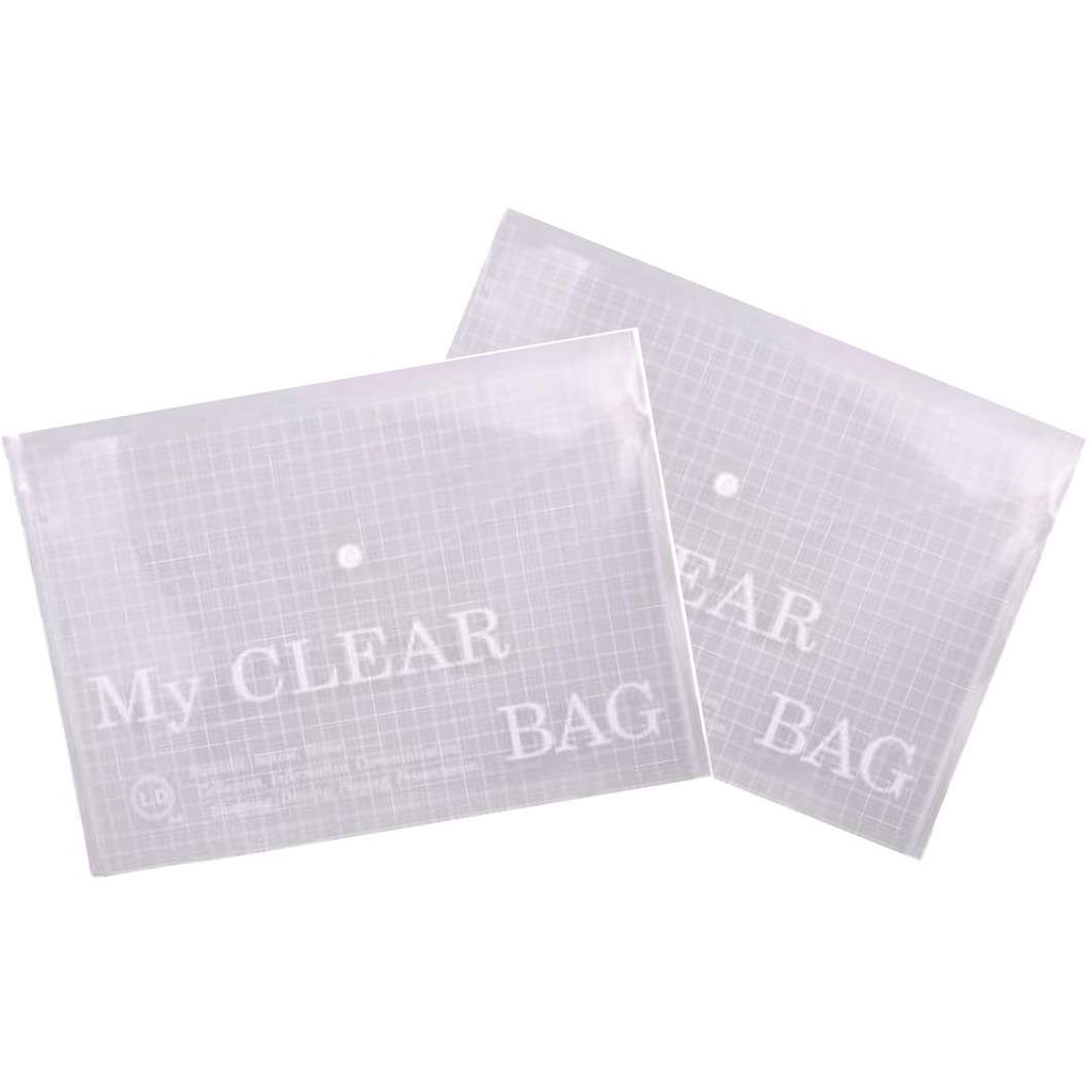 Bìa nút My Clear A4 F4 bìa nhựa file nhựa nút