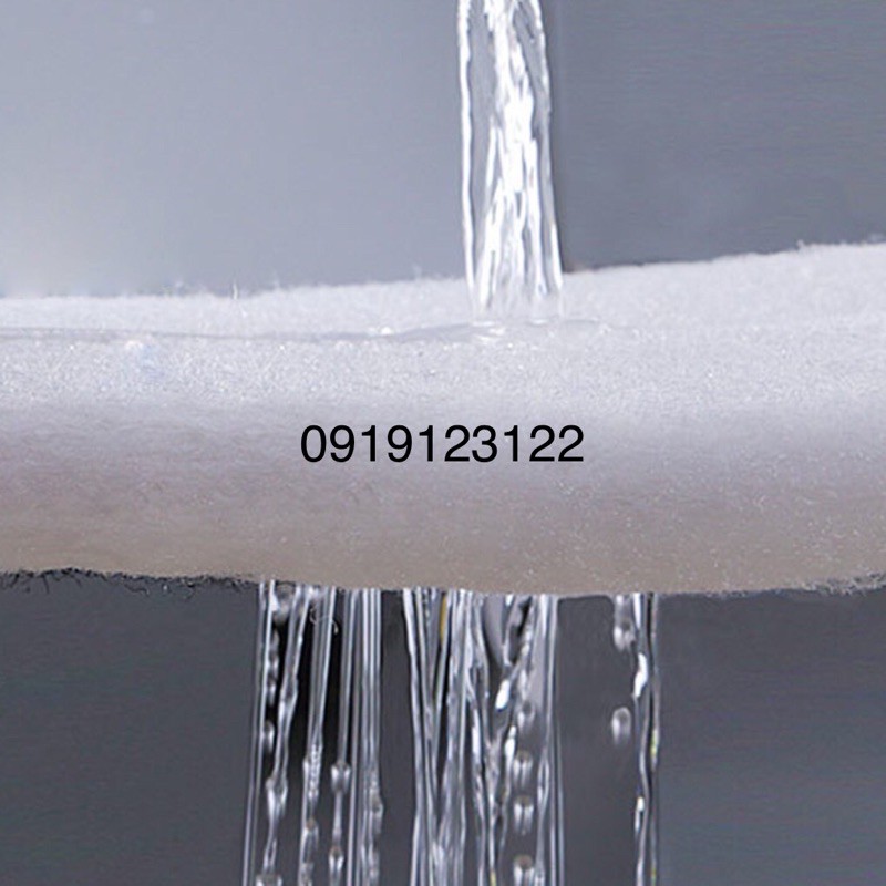 Bông lọc bể cá màu trắng kích thước 40*55cm mềm