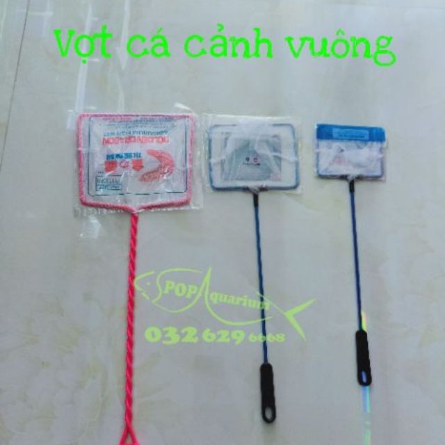 Vợt cá cảnh hình vuông